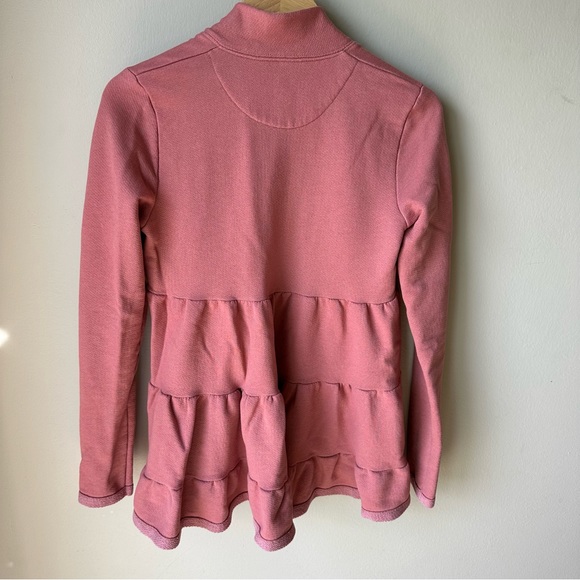 By Anthropologie Lila Mauv tiered cardigan - Picture 4 of 10